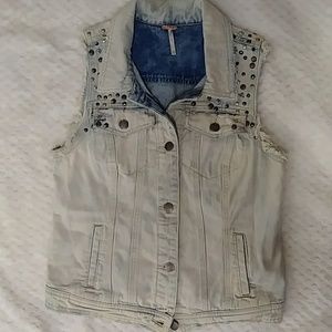 Free People studded vest - XS